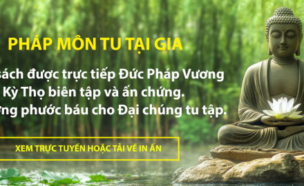 Kinh sach phap mon tu tai gia duc phap vuong ky tho